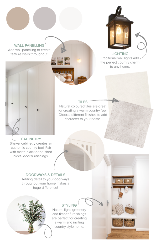 Country Style Moodboard