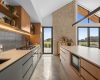 Kitchen in brick home