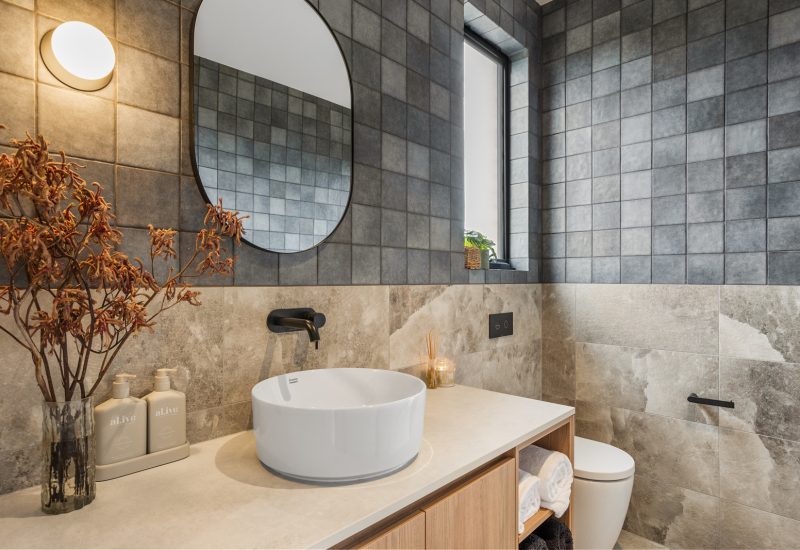 Ensuite in brick home