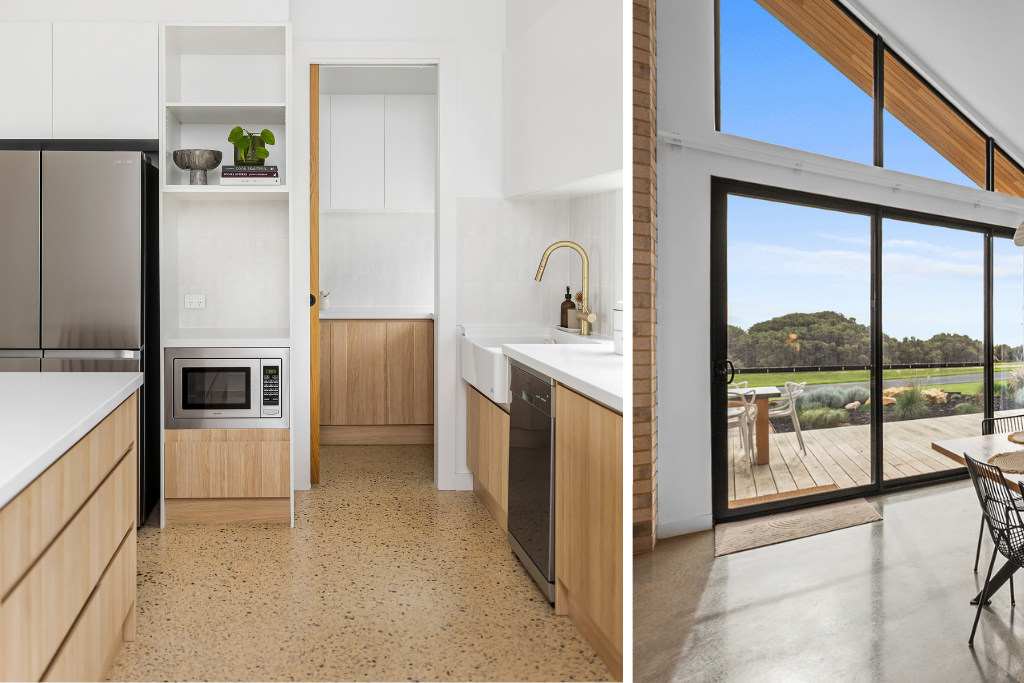 Start from the ground with polished concrete flooring 